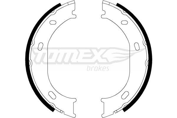 Sada brzdových čelistí TOMEX Brakes